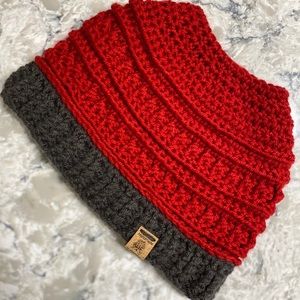 Handmade Crocheted Messy Bun/Ponytail Hat